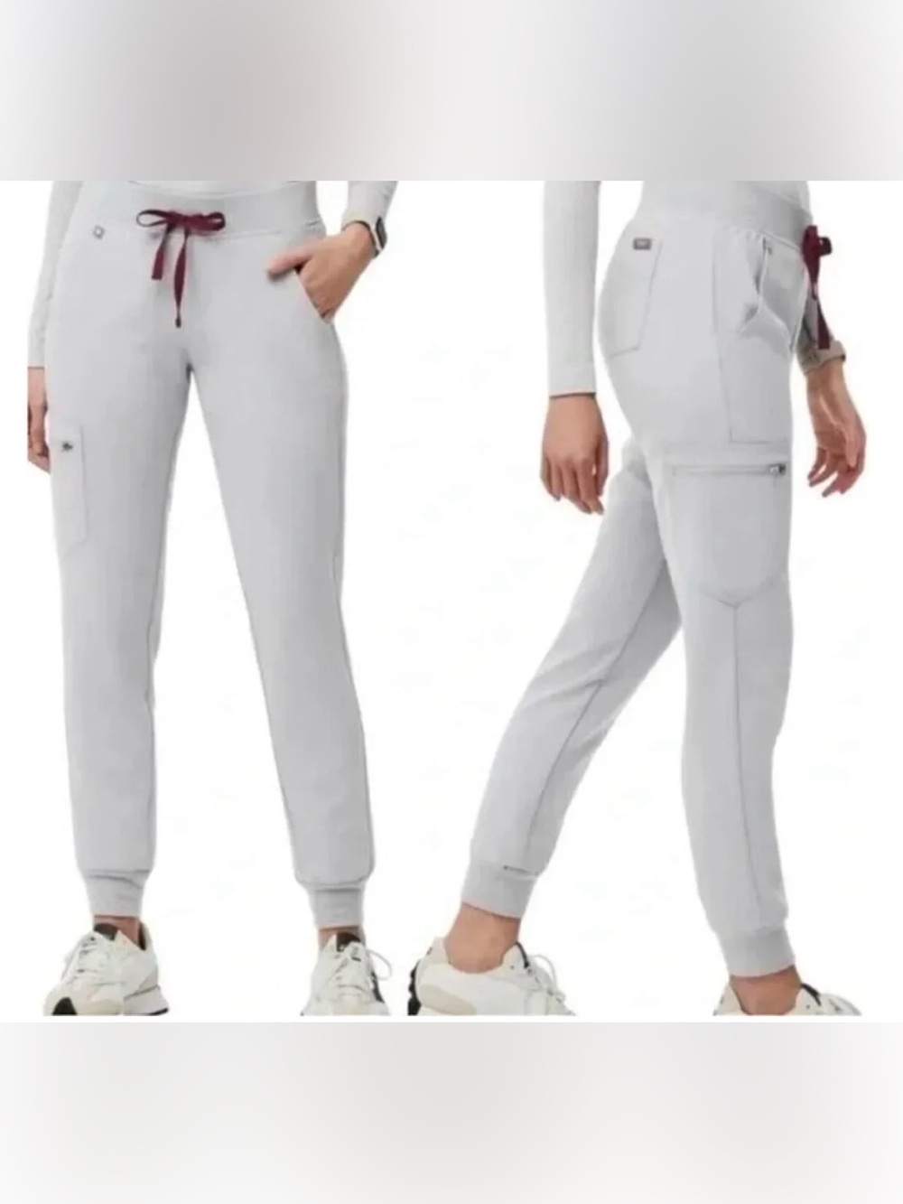 Figs Zamora Scrub Joggers Petite - Cement